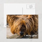 Carte Postale Tu me manques (Devant / Derrière)