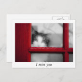 Carte Postale Tu me manques (Devant / Derrière)