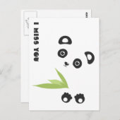 Carte Postale Tu me manques (Devant / Derrière)