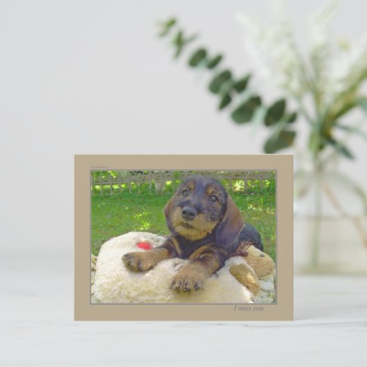 Carte Postale Tu me manques (Debout devant)