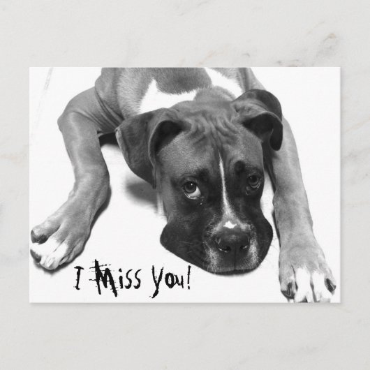 Carte Postale Tu Me Manques ! (Devant)