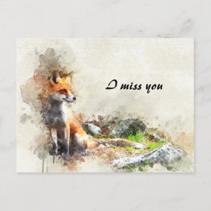Carte Postale Tu me manques