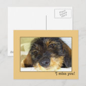 Carte Postale Tu me manques (Devant / Derrière)