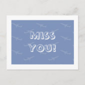 Carte Postale Tu me manques (Devant)