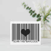 CARTE POSTALE TU ME MANQUES CODE-BARRES (Debout devant)