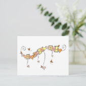 Carte Postale Tu Me Manques Des Doodles (Debout devant)