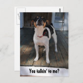 Carte Postale Tu me parles ? (Devant / Derrière)