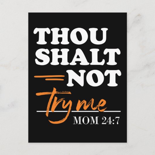 Carte Postale Tu Ne M'As Pas Essayé Maman (Devant)