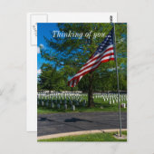 Carte Postale Tu N'Es Pas Oublié (Devant / Derrière)