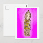 Carte Postale Tu n'es pas seul citation d'amitié qui aime le ros (Devant / Derrière)