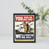 Carte Postale Tu Nous Donne Le Feu (Debout devant)