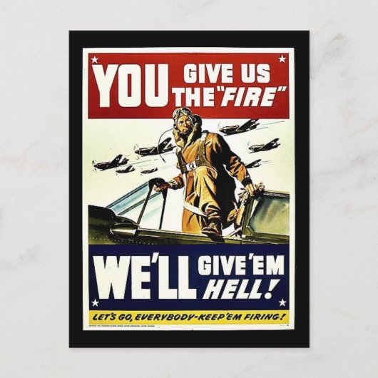 Carte Postale Tu Nous Donne Le Feu (Devant)