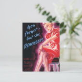 Carte Postale Tu oublies, mais elle se rappelle de l'affiche (Debout devant)