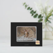 Carte Postale Tu peux faire le lit plus tard. (Debout devant)