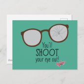 Carte Postale Tu Tireras L'Oeil ! (Devant / Derrière)
