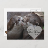 Carte Postale Tu Veux Dire Qu'Un Monde D'Otter Pour Moi Otters A (Devant / Derrière)