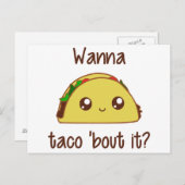 Carte Postale Tu Veux Taco ? (Devant / Derrière)