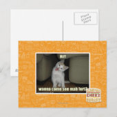 Carte Postale Tu viens voir le fort de mah ? (Devant / Derrière)