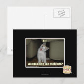 Carte Postale Tu viens voir le fort de mah ? (Devant / Derrière)