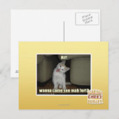 Carte Postale Tu viens voir le fort de mah ? (Devant / Derrière)