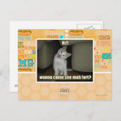 Carte Postale Tu viens voir le fort de mah ? (Devant / Derrière)