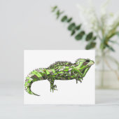 Carte Postale Tuatara Green (Debout devant)