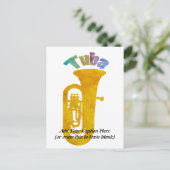 Carte Postale Tuba ! (Debout devant)