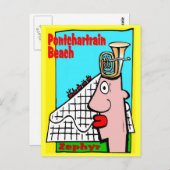 Carte Postale Tuba Head se souvient de Pontchartrain Beach (Devant / Derrière)