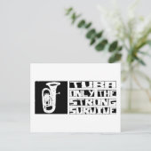 Carte Postale Tuba Survive (Debout devant)