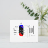 Carte Postale Tube Amp (Debout devant)