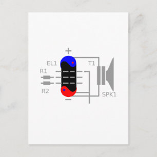 Carte Postale Tube Amp