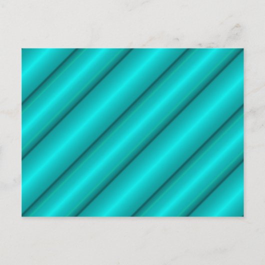 Carte Postale Tubes Abstraits en Turquoise (Devant)