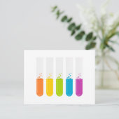 Carte Postale Tubes d'essai en chimie (Debout devant)