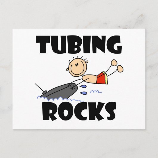 Carte Postale Tubing Rocks T-shirts et cadeaux (Devant)
