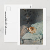 Carte Postale Tucking Up - Chien (Devant / Derrière)