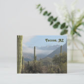 Carte postale Tucson Arizona Desert (Debout devant)