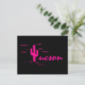 Carte Postale Tucson Arizona Neon Desert Nights Saguaro Cactus (Debout devant)