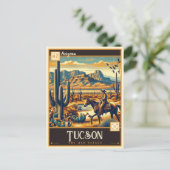 Carte Postale Tucson, Arizona | VINTAGE (Debout devant)