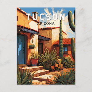 Carte Postale Tucson Arizona Voyage Art Vintage