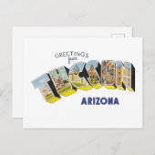 Carte Postale Tucson AZ (Devant / Derrière)