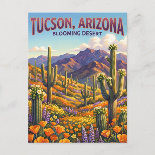 Carte Postale Tucson États-Unis (Devant)