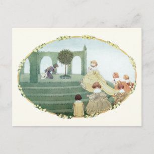 Carte Postale Tudor Princesse et Maids de H. Willebeek Le Mair