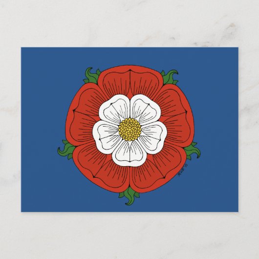 Carte Postale Tudor Rose (Devant)