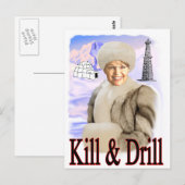 Carte Postale tuer et forer (Devant / Derrière)