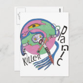 Carte Postale Tueur de panique (Devant / Derrière)