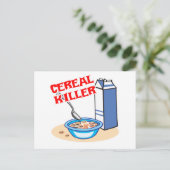 Carte Postale tueur en série de céréales (Debout devant)