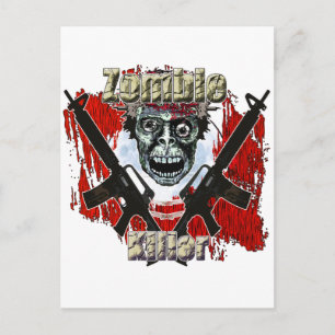 Carte Postale Tueur Zombie 4