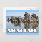 Carte Postale Tufa au lac Mono (Devant / Derrière)