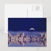 Carte Postale Tufas et Lune (Devant / Derrière)