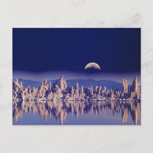 Carte Postale Tufas et Lune (Devant)